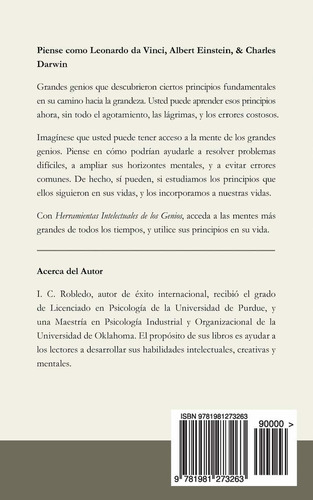 Herramientas Intelectuales De Los Genios : 40 Principios ...