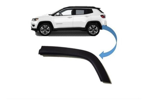 Moldura Paralama Traseiro Esquerdo Jeep Compass 2017 A 2021