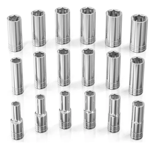 🛠️ Juego De Enchufes Profundos Snap On 1/4" – 2 Piezas (7/32" Y 1/4") ACABADO NEGRO – Calidad Profesional Usada
