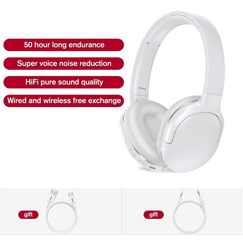 Fones De Ouvido Bluetooth Sem Fio Baseus D02 Pro Dobrável