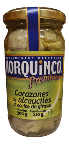 Corazones De Alcauciles En Aceite X300gr Ñorquinco