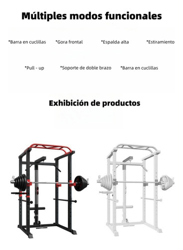 Power Rack Pull Ups De Potencia Sentadillas Dominada Jaula