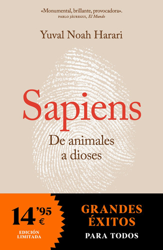 Libro Sapiens. De Animales A Dioses