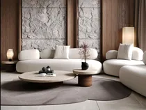 Comprar Juego De Sala 2 Sofás Poltrona Esquinero Y Banco Mueble Sofá
