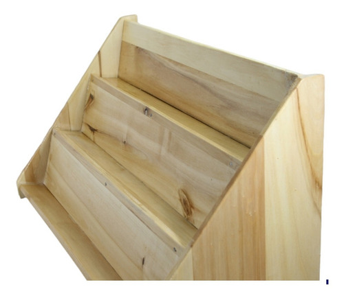 Exhibidor De Madera Para Cuadernos - Tamaño Grande