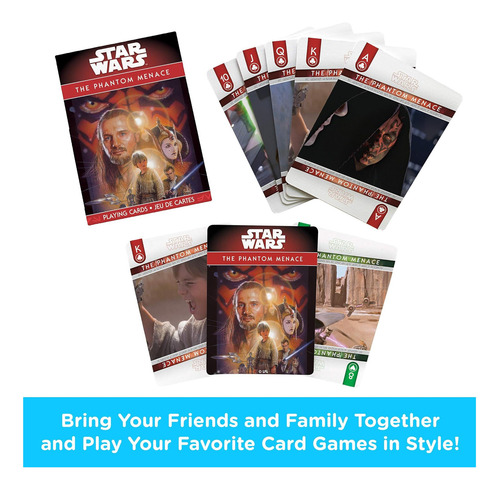 Star Wars Playly Cards Episódio 1 O Baralho Da Ameaça Fantas