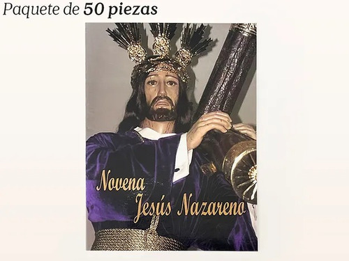 Novena - Jesús Nazareno Paquete 50 Piezas Libro