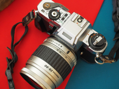 Pentax Program Plus Camara Slr De Rollo 35mm Funcional (Usado)