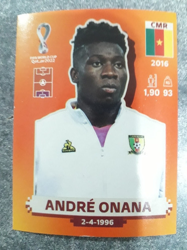 Figurita Mundial Fifa Qatar André Onana Camerún 