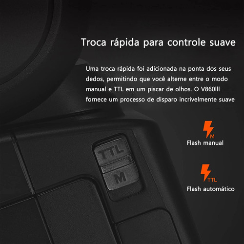 Godox V860iii-n Flash Para Nikon Flash Speedlite 2.4g Ttl
