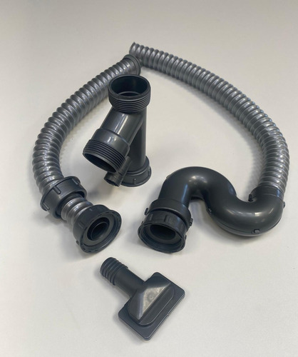 Imagen 7 de 8 de Pileta Con Escurridor A. Inoxidable, Con Valvula Y Sifon