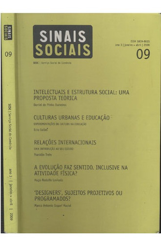 Sinais Sociais   Nº09   Sesc   Serviço Social Do Comércio  