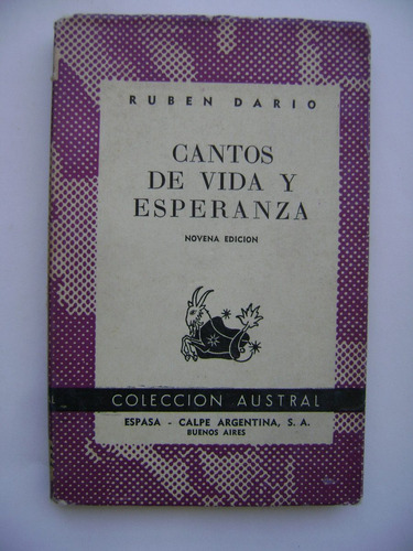 Cantos De Vida Y Esperanza / Rubén Darío