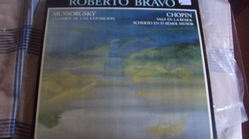 Vinilo Lp Roberto Bravo Chopin Sello Alerce Chileno