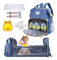 Comprar Mochila Pañalera Expandible Para Bebés 3en1 Con Corral 