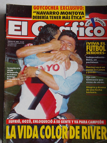 El Gráfico, N° 3883  Revista Fútbol Argentino, Cb