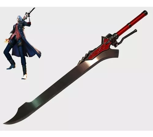 Espada Dante Devil May Cry 4 Nero Red Queen Em Aço