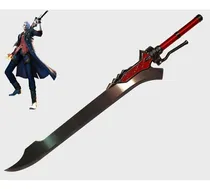 Comprar Espada Dante Devil May Cry 4 Nero Red Queen Em Aço Gigante 