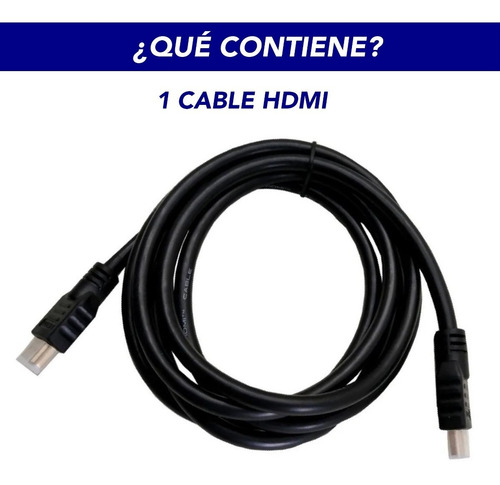 Imagen 3 de 10 de Cable Hdmi 2 Metros Ps3 / 4 / 5 Xbox Laptop Pc Full Hd 1080p