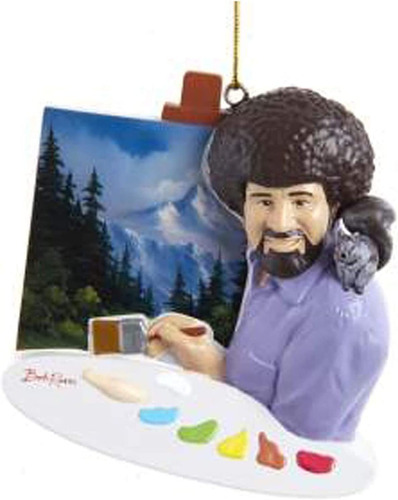 Kurt S. Adler Bob Ross - Adorno De Pintura Para Personalizac