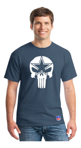 Playera Adulto Cowboys Vaqueros De Dallas Nfl Mod. 02 Eg