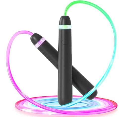 Led Light Up Jump Rope For Kids And Adult, Adjustable Glowin