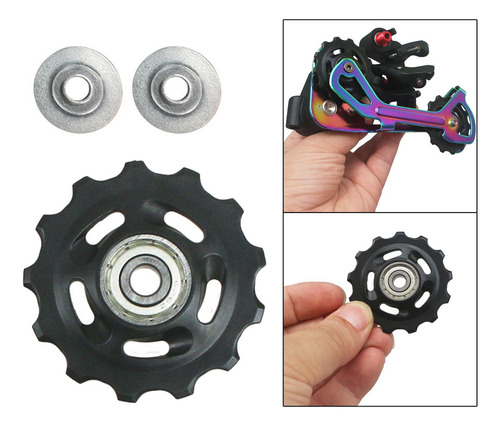 Polea De Cambio Trasero De Rueda Jockey De Aluminio, 13t