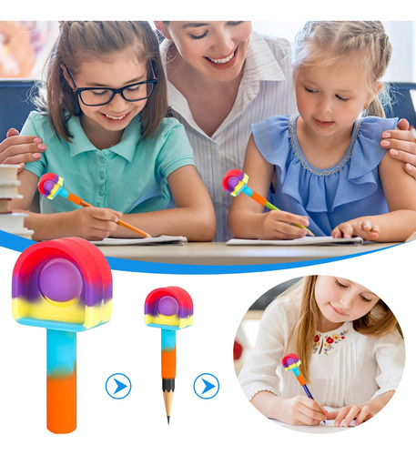 Imagem 2 de 7 de Fidget Toys Vent Ball Dedo Bolha Música Chaveiro Caneta Cap