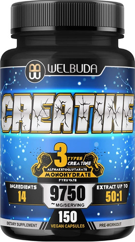 Creatina 150 Cap Welbuda - Unidad a $1419