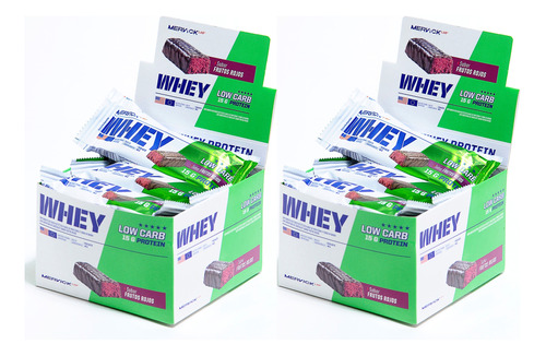 2 Whey Low Carb 15 G Protein 46 Grs X 12 Unid Mervick Oferta