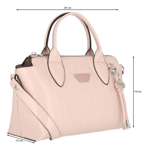 Bolsa Satchel Para Mujer Westies Rosa Hboliviowe