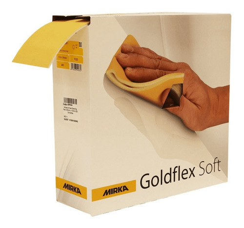 Imagem 1 de 1 de Esponja Abrasiva Goldflex Soft Rolo De 115 Mm X 25 M Mirka