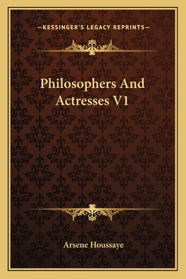 Libro Philosophers And Actresses V1 - Houssaye, Arsene