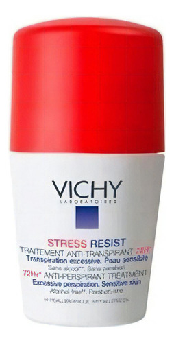 Antitranspirante Roll-on Stress Resist Vichy 50ml Sem Fragrância