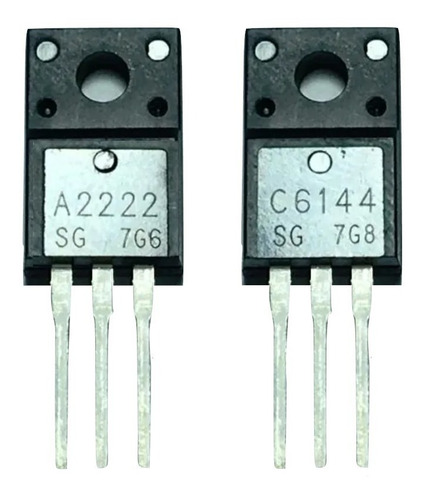 Transistor A2222 C6144 Ou 2sa2222 2sc6144 Epson - 5 Pares