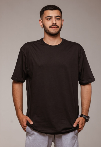 Remera Hombre Lisa Oversize Valle Langosta