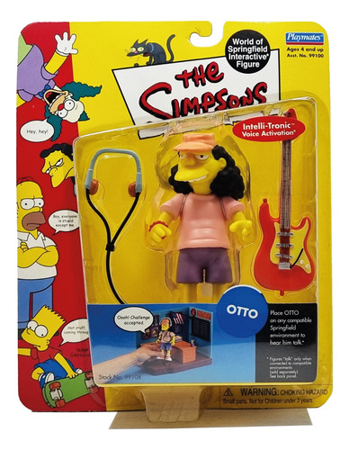 Playmates - The Simpsons - World Of Springfield - Otto