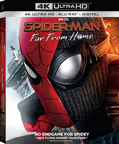 Spider-man Far From Home 4k Ultra Hd + Blu-ray Nuevo Import