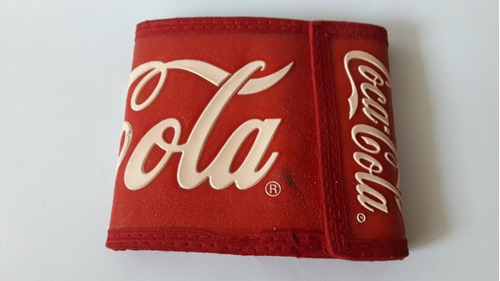 Coca Cola Billetera De Goma (vintage) Buen Estado.