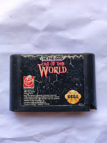 Out Of This World Sega Genesis