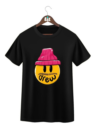 Poleras Con Diseño Drew Carita Con Gorro