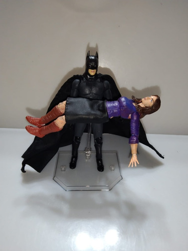 Figura Batman Begins Y Rachael Dowes New Mafex Botleg (Usado)