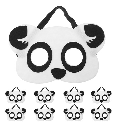 Máscara De Panda De Dibujos Animados Divertida, No Tejida, 1