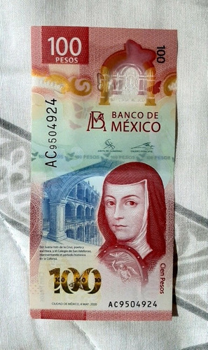 Billete Nuevo Sor Juana 100 Pesos Serie Ac Perfecto Estado