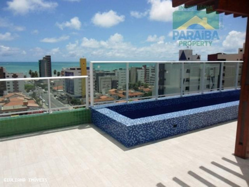 Imagem 4 de 15 de Apartamento Mobiliado A Venda - Praia Cabo Branco - João Pessoa - Pb - Ap0194