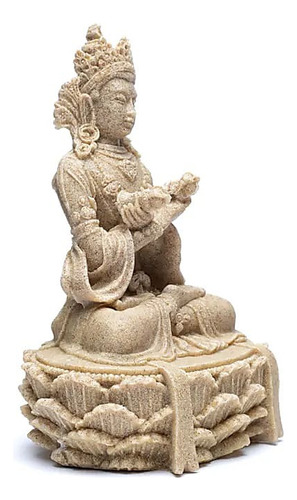 Estatua Buda Con Dorje Y Campanas Buda Adorno 17 Cm