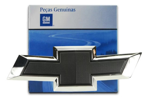 Emblema Moño Porton Onix/joy Negro Chevrolet 3c