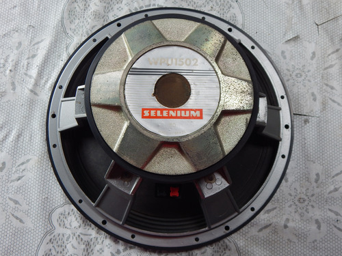 Selenium Wpu 1502 Woofer 15 Raridade Original Anos 90 Só 1 Prata (Usado)