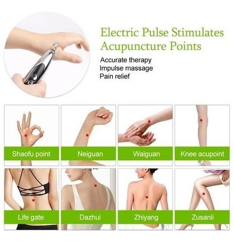 Imagen 3 de 8 de Lapiz Masajeador Acupuntura Portatil Electronico Terapia