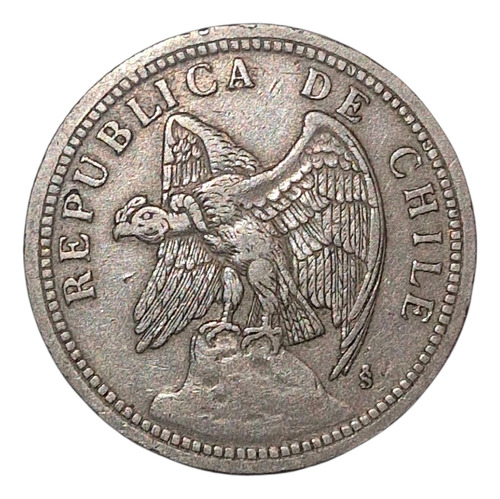 Moneda 1 Peso Chileno Año 1933 Original En Excelente Estado (Usado)